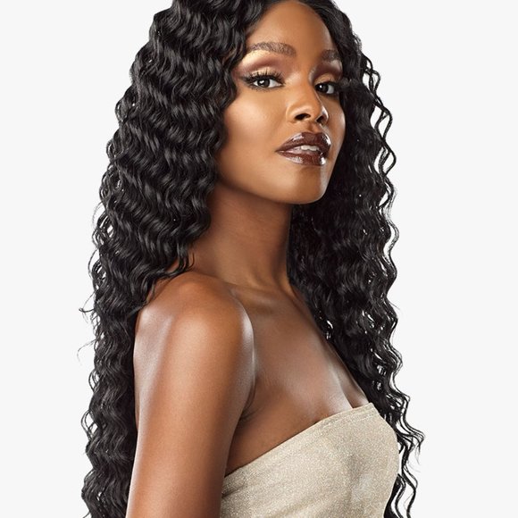 Butta Unit 15 33" Long Sensationnel Lace Front Wig Ear to Ear HD Frontal Wavy - Picture 2 of 7